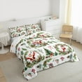 thumbnail image 3 of Castle Fairy 3-Piece Full Size Comforter Set, Santa and Penguin Christmas Print, 3 of 8