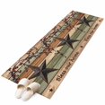 thumbnail image 6 of Texas Star Vintage Kitchen Runner Rug 2x6 Washable Runners for Hallway Non Slip Berry Sage Green Brown Wooden Large Area Rug Indoor Floor Carpet for Bathroom Laundry Entryway Bedroom Living Room, 6 of 8