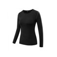 thumbnail image 1 of New Women‘s Fit Yoga Workout Long Sleeve Sport T Shirt Compression Tops, 1 of 5