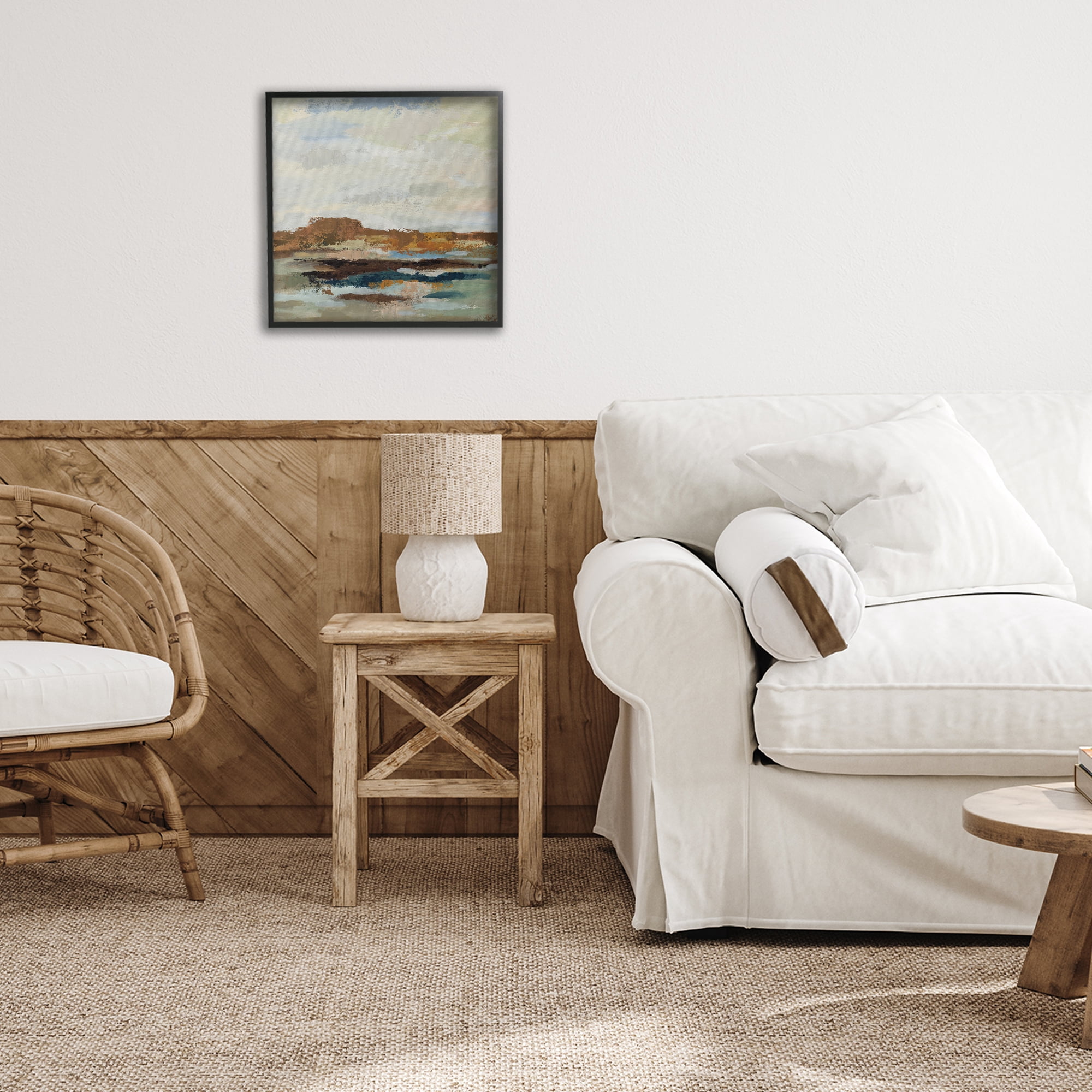 Stupell Industries American West Abstract Black Framed Giclee Art, design by Silvia Vassileva
