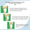 thumbnail image 3 of 1/2pcs Fabric Catheter Sleeve Urine Leg Bag Holder Drainage Bag Elastic Leg Strap Straps, 3 of 3