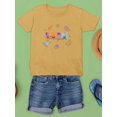thumbnail image 3 of Colorful Buon Ferragosto T-Shirt Juniors -Image by Shutterstock,  x-Small, 3 of 4