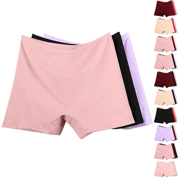 Vibrex Women's Seamless Underwear Pack Women's High Waist Cotton Underwear Super Stretchy Briefs Full Coverage Panties Breathable Period Underwear for Women Plus Size Leak Proof Underpants