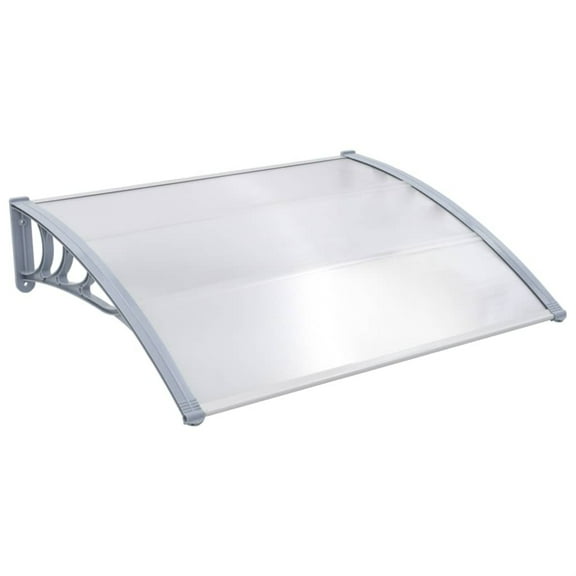Casafoyer Door Canopy Gray 47.2"x39.4" PC