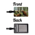 thumbnail image 4 of Bunch Of Red Pandas Faux Leather Travel Luggage Tag, 4 of 7