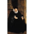 thumbnail image 2 of Anthony van Dyck 15x24 Gold Ornate Framed and Double Matted Museum Art Print Titled - Portrait of a Genovese Gentleman (circa 1621), 2 of 4