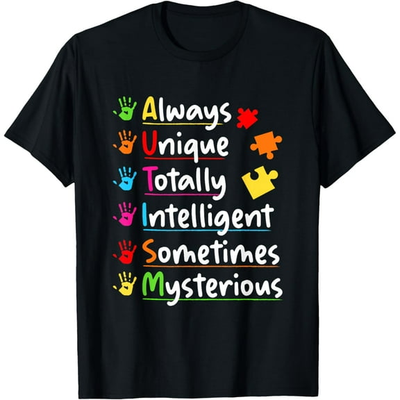 Always Unique Autism Awareness Totally Intelligent Kids Vintage Gifts Autism Awareness T-shirt