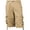 Khaki, variant on Ma Croix Mens Premium Utility Loose Fit Twill Cotton Multi Pocket Cargo Shorts Outdoor Wear