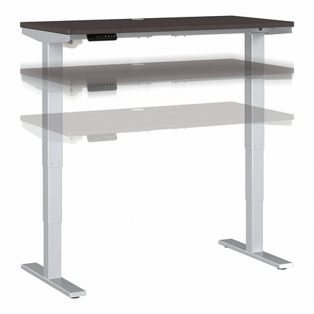 UPC: 0042976118259 | Bush Business Furniture Move 40 Adjustable 48-inch Standing Desk by Storm Gray Nickel Finish