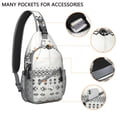 thumbnail image 4 of Tribal Style Sling Backpack Lightweight Durable Crossbody Bag for Outdoor Activities, Travel and Commuting, 4 of 6