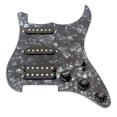 thumbnail image 1 of Placa de selección SSH de 3 capas prealambrado cargado de Pickguard Humbucker Pastillas Conjunto de Strat ST de la guitarra eléctrica Negro Perla Maboto Placa de selección, 1 of 6