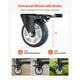 thumbnail image 4 of VEVOR Estante para Sillas Plegable, Capacidad de 227 kg, Carrito Resistente para 60 Sillas, Soporte para Sillas de Metal con Ruedas iratorias y Ruedas de Bloqueo para Fiestas, Eventos, Negro Mate, 4 of 9