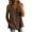 Brown, variant on Women's Chiffon Layered Tank Tops Summer Sleeveless Round Neck Blouses Shirts Beige,L