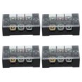 thumbnail image 2 of Terminal Strip Block, Anti Corrosion 4Pcs Copper Conductor Large Current Terminal Block Strip  for Lighting 3 Positions,4 Positions,5 Positions,6 Positions, 2 of 7