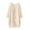 Beige, variant on Women's Solid Color Long Shirt Jacket, V Neck Button Down Loose Fit Lightweight Comfortable Loungewear Duster Cardigan Blue,L