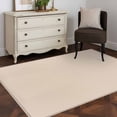 thumbnail image 4 of Beige Pure Color Area Rugs Collection 3'x5', Aesthetics Contemporary Modern Non Slip Indoor Rectangle Throw Runner Rug Floor Mat Carpet for Living Room Dining Table Bedroom Nursery, 4 of 9