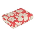 thumbnail image 3 of Kll Beige Flowers Ultra Absorbent & Soft Hand Towels For Bath, Hand, Face, Gym And Spa-27.5x16in, 3 of 9