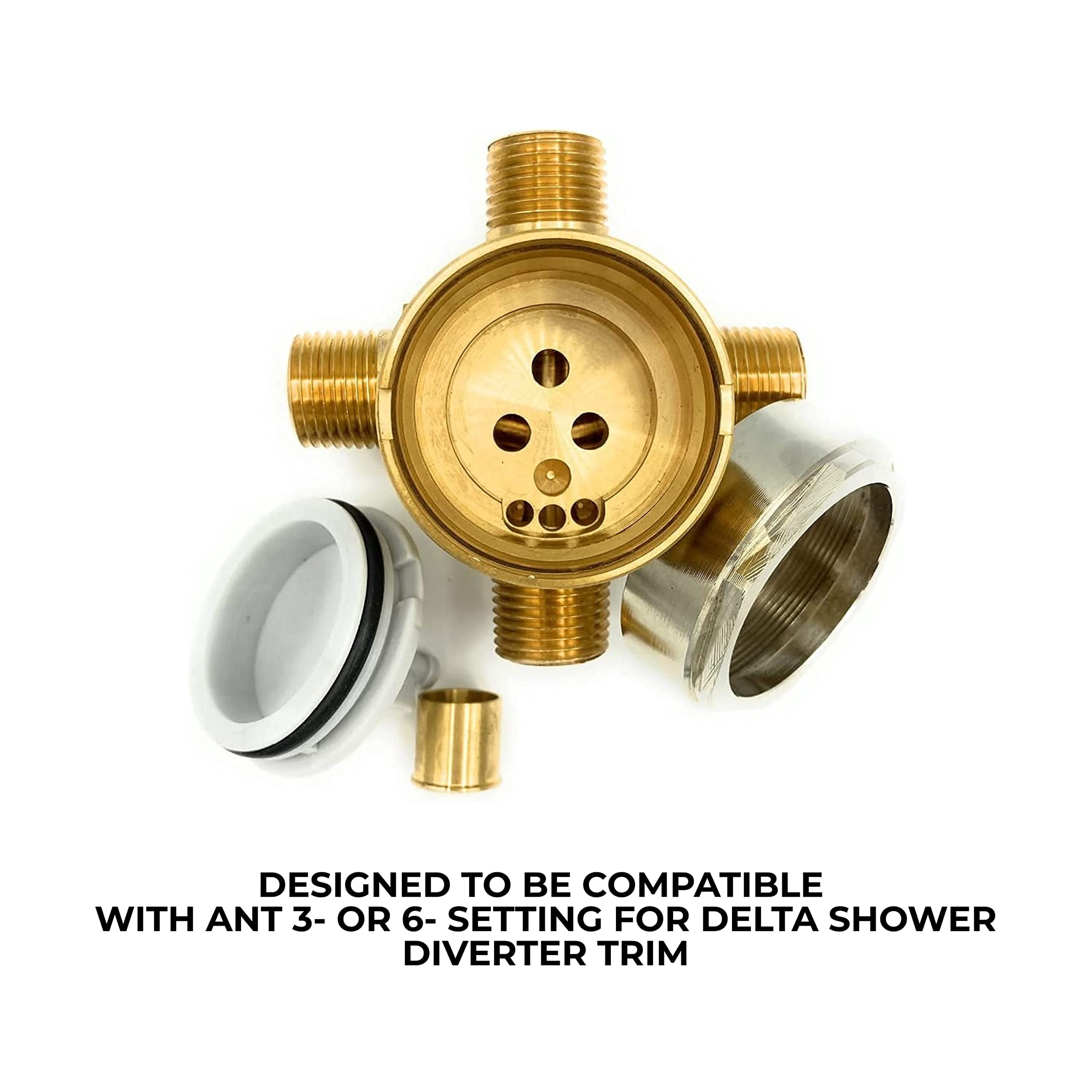 Delta R11000 Swt Delta 3 Way Diverter Trim Kit Delta R11000 Shower Diverter Valve Rough ...
