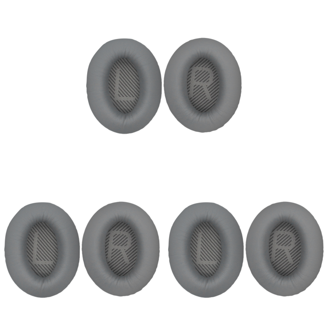 Almohadillas Repuesto para Oídos Viscoelástica QC25 QC15 QC35 (gris Oscuro)