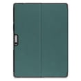 thumbnail image 3 of Allytech Microsoft Surface Pro 9 Case 13" 2022 Released, PU Leather Slim Auto Sleep Wake Flip Stand Shockproof Protective PC Back Cover for Microsoft Surface Pro 9 13-inch - Darkgreen, 3 of 5