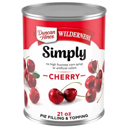 Duncan Hines Wilderness, Cherry Pie Filling and Topping, Ready to Use, 21 oz.
