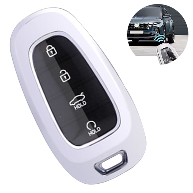 Protector de la cubierta de la caja de la llave, soporte de control remoto de entrada sin llave de TPU con llavero, carcasa de llavero de botones para Hyundai Zhivalor 221878-2