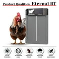 thumbnail image 3 of Eternal BT RUN-CHICKEN Door – Solar-Powered Automatic Coop Door with Bluetooth Control (Gray), 3 of 5