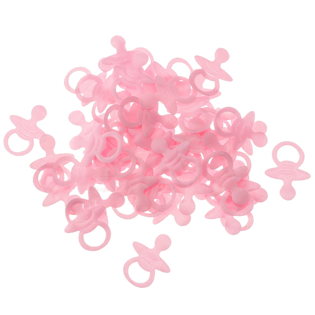 100Pcs Girl Boy Mini Baby Shower Pacifiers Party Favors Christening 