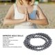 thumbnail image 3 of Pulsera De Piedra Energética, Aumenta La Concentración, Pulsera De Cuentas De Terahercios, Meditación, Cuentas Redondas De 6 Mm Para Hombres Y Mujeres, 3 of 7