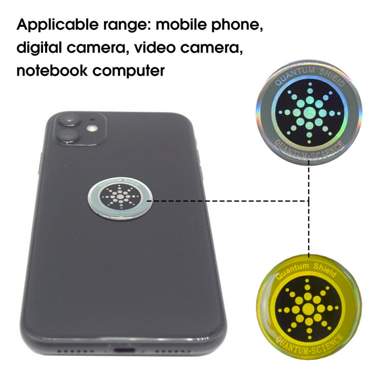 Bluethy Anti Radiation Sticker Mini Radiation Absorption Epoxy Round Phone  EMF Protector for Cellphone 