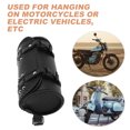 thumbnail image 3 of EXHUMKY Black PU Motorcycle Tool Roll Bag Multifunctional Compact Organizer for 1 Set, 3 of 5