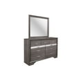 thumbnail image 3 of Global Furniture USA Traditional Glam Seville Grey Dresser, Malamine Grey, 3 of 4