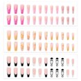 thumbnail image 1 of Uñas postizas de ataúd, uñas postizas de cubierta completa para mujeres y niñas (3 cajas, 24 piezas cada una) 1087, 1 of 6