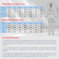 thumbnail image 2 of MAGE MALE Men's 2 Piece Suit Elegant Solid Double Breasted Slim Fit Tuxedo Suit with Blazer and Pants, 2 of 5