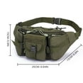 thumbnail image 4 of Waist Pack Large Capacity Splash-proof Bum Bag Fanny Pack for Hiking Running, 4 of 4