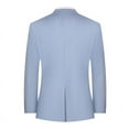 thumbnail image 2 of P&L Mens Blazer Classic Fit Sport Coat Two Buttons Lightweight Suit Jacket, 2 of 5