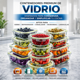 thumbnail image 3 of Set Contenedores De Vidrio Herméticos 24 Piezas Para Cocina, 3 of 9