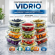 thumbnail image 3 of Set Contenedores De Vidrio Herméticos 24 Piezas Para Cocina, 3 of 9