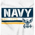 thumbnail image 2 of US Navy Eagle Anchor Logo Est 1775 Unisex Plus Size Hoodie Brisco Brands 2X, 2 of 5