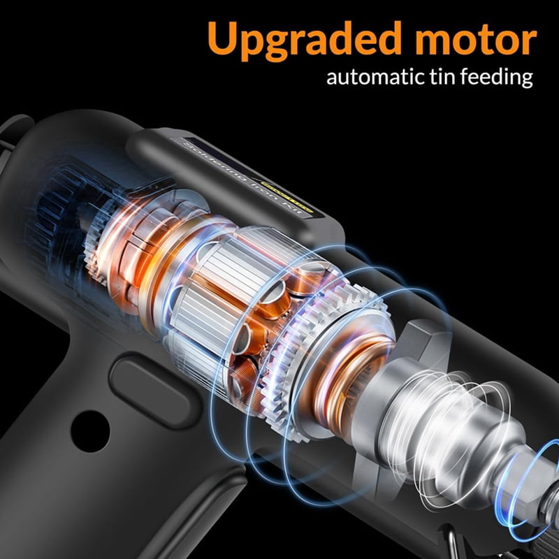 Soldering Iron Kit, 80W 110V Automatic Soldering Tool, Fast Heating Soldering, Suitable for Repair and DIY US Plug