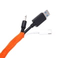 thumbnail image 5 of Uxcell 1 Count Braided Cable Sleeves, PET Heat Shrinkable Cord Protector Orange 7/8inch x 33ft, 5 of 7