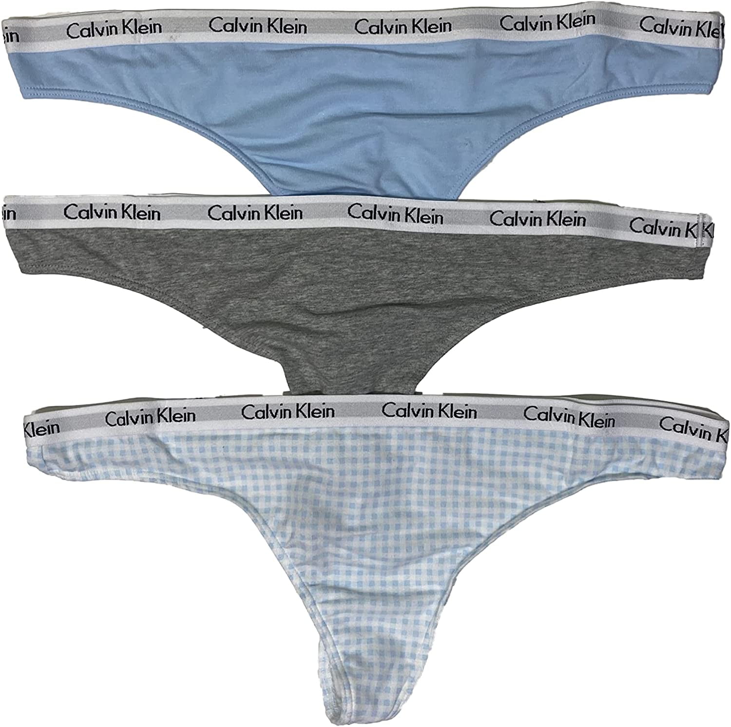 Calvin Klein Women's Carousel Logo Cotton Thong Panty
