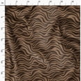 thumbnail image 3 of Soimoi Brown polyester Crepe Fabric Wild Animal Skin Printed Fabric 1 Yard 52 Inch Wide, 3 of 6