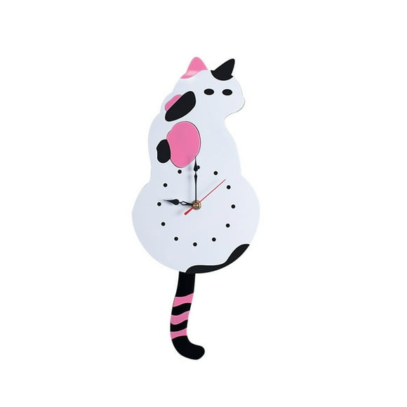 Wall Clock, Silent Sweep Living Room Clock, Acrylic Cute Shape Wall Decor Quartz Timepiece Home Decoration