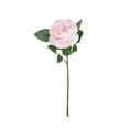 thumbnail image 2 of POINTERTECK Simulation Flower Realistic No Watering Non-fading Aesthetic Decorative Artificial Western Roses Wrapped Core Peony Living Room, 2 of 8