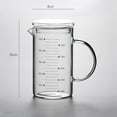 thumbnail image 1 of Taza Medidora de Borosilicato Alto Multifunción con Tapa Vaso de Grado Alimenticio 500ml, 1 of 8