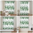 thumbnail image 6 of Green Floral Sheer Curtains 63 Inches Long, Vintage Farmhouse Garden Flower Leaves Light Filering Curtains, Breathable Simi Curtain Privacy Drapes for Living Room Bedroom Lightweight Window Treatment, 6 of 9