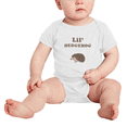thumbnail image 2 of Cut Baby Romper Lil' Hedgehog Animal Funny Boy & Gril Jumpsuit (White, 6-12 Months), 2 of 5