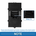 thumbnail image 4 of Interruptor de ventana eléctrica Unique Bargains No.20917577 para el lado del conductor delantero izquierdo para Chevrolet Cruze Malibu Orlando Negro, 4 of 7