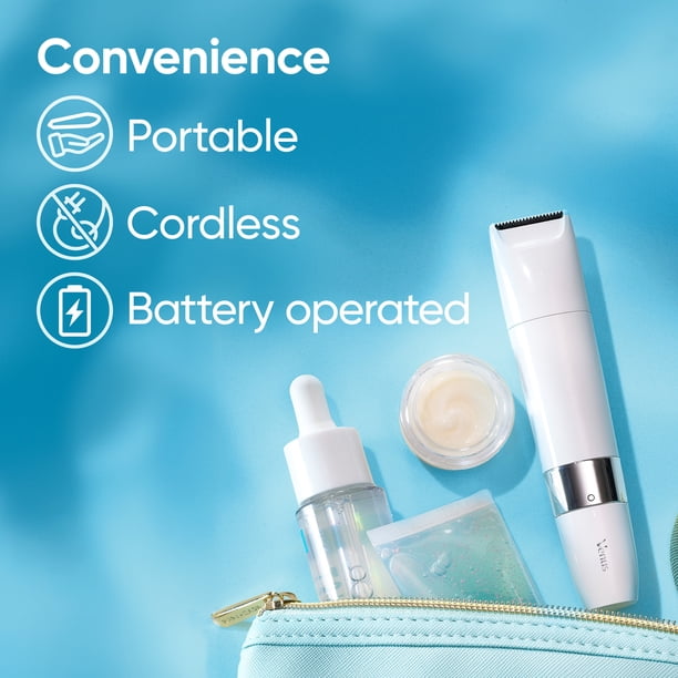 Venus, Female Electric Trimmer, Pubic Hair & Skin Gentle, Wet